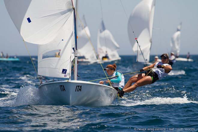 Beautiful on water conditions - 2014 ISAF Youth Sailing World Championship ©  Neuza Aires Pereira | ISAF Youth Worlds